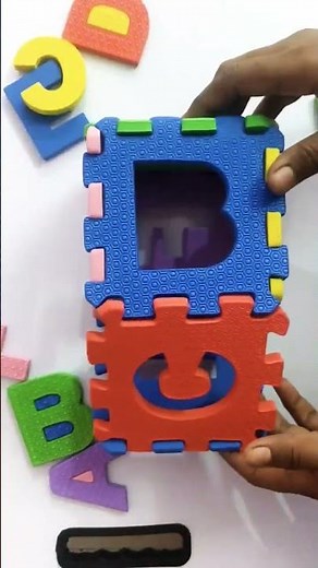 EVA foam puzzle | Interlocking playmat | alphabet learning #pinchmore