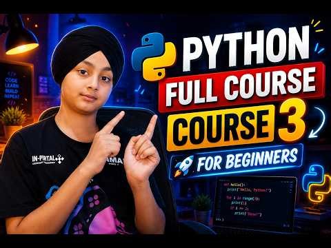 Python Full Course for Beginners | Course 3: Variables & Data Types