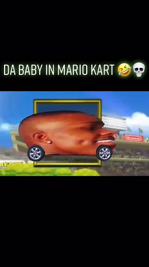 They really put this man in the game. LET’S GO 🤣‼️ #dababy #mariokart #funny #letsgo