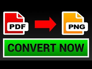 How To Convert PDF To PNG For FREE - Best PDF To PNG Converter (2021)