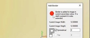 Add a Border to Make a Model Larger