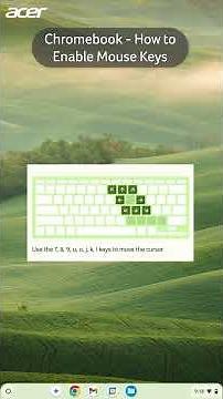 Chromebook - How to Enable Mouse Keys
