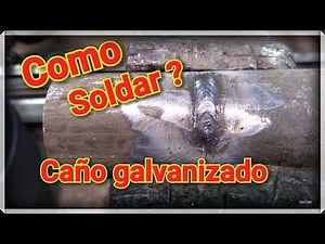 How to weld galvanized