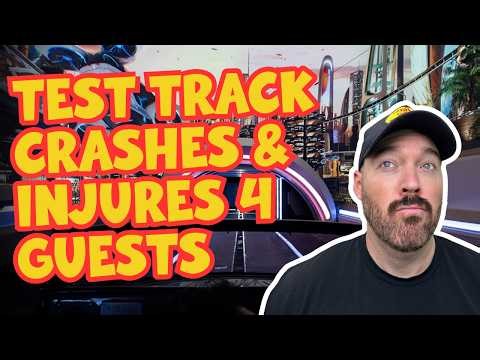 Test Track 3.0 Crashes During Castmember Previews Injuring 4 Guests
