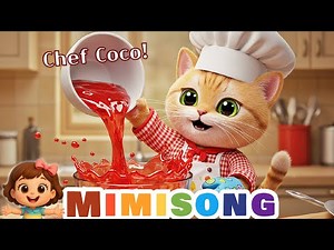 ¡Chef Coco Cocina Divertido! 🐱 Canción de Colores y Cocina para Niños MimiSong Español