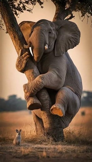 Elephant Terrified of a Tiny Mouse! 🐘🐭 | Hilarious Animal Video #animals #funnyanimals