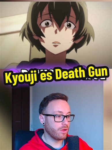 Kyouji es Death Gun 😱 Viendo Sword art online doblaje latino en directo ⚔️ #anime #reaccion #sao #twitch #stream
