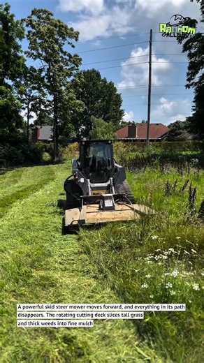 This Machine Clears Wild Grass Like Magic in Seconds