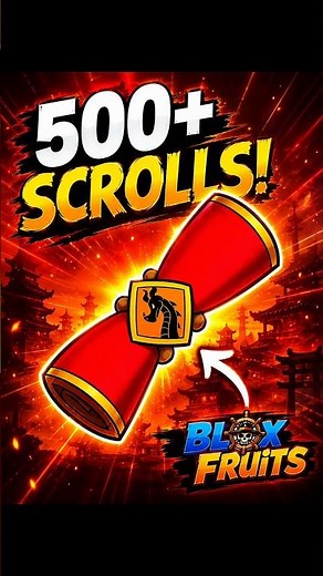 How Many Mythical Scrolls for EVERY Blessing in Blox Fruits?🗞️