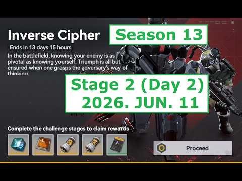 GFL2 Inverse Cipher, Season 13, Part 2 Walkthrough