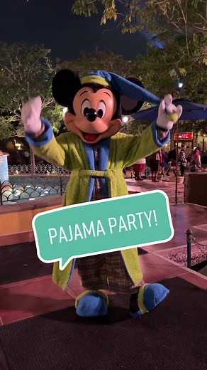 Mickey Mouse and Minnie's Pajama Party at Disneyland