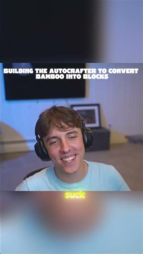 Building the Autocrafter to Convert Bamboo Into Blocks🤯😱