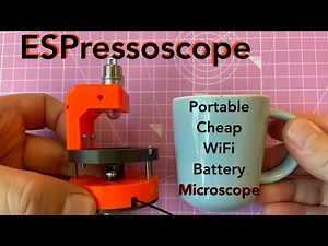 ESPressoscope - a DIY WiFi microscope as small as an espresso cup