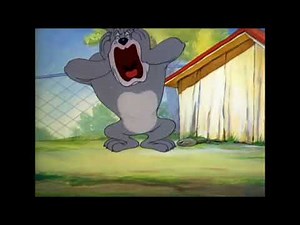 Spike screams like a girl Tom and jerry