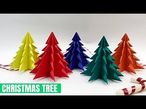 How to Make a Paper Christmas Tree - Simple DIY Home Decor