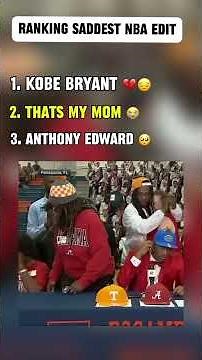 Ranking The Saddest NBA Edits Ever 💔 | 😔 #nba #edit #fyp