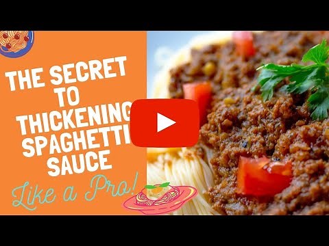 The Secret to Thickening Spaghetti Sauce Like a Pro