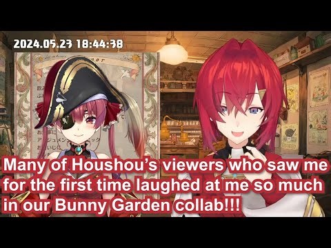 Ange Katrina talks about Bunny Garden collab with Houshou Marine 【Eng Sub / Nijisanji / hololive】