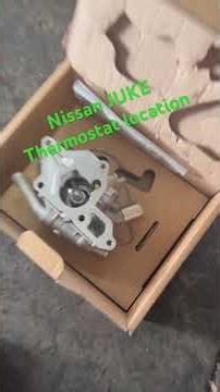 2015 Nissan Juke thermostat location 2014 2013 2016 2017 2012 #juke #overheat #coolantleak #diy