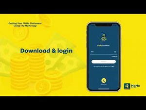 How To Get You MoMo Statement using the MoMo App