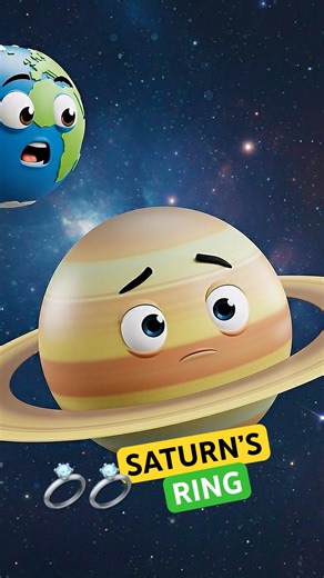 Saturn’s Rings Explained in 45 Seconds 🌌 #shorts #animation #space #spaceanimation