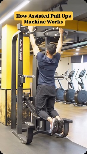 Did you know this earlier? 99% of beginners probably have no idea how the assisted pull-up machine actually works. Here, the weight stack provides assistance not resistance. Let’s say you weigh 70 kg and you’ve set 20 kg on the machine that means you’re actually lifting only 50 kg. Effective load = bodyweight – assistance weight. Save this for future reference , Follow for more helpful fitness content 🤝 , , , , , , , , , , Tags : How to use Assisted Pull Ups Machine | Akash Wadhwani