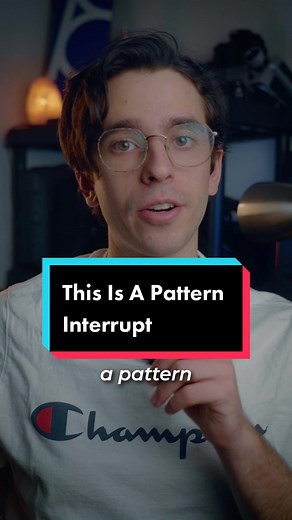 A pattern interrupt is a technique content creators use to grab attention and hold attention on a video. It's a method of editing which can make your videos more interesting. Using pattern interrupts can increase video engagement and view duration. #videomarketing #videomarketingtips #contentcreatortips #contentcreators #socialmediamarketing