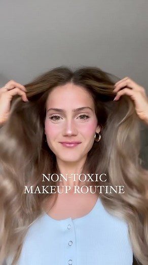 4.7K views · 43 reactions | Non-toxic makeup tutorial! Products I used listed in the comments 懶 #makeup #nontoxic | Calla’s Clean Eats | Facebook