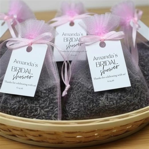 Personalized Lavender Favors, Bridal Shower Wedding Guest Gift, Organic Lavender Sachet, First Communion Favor - Etsy