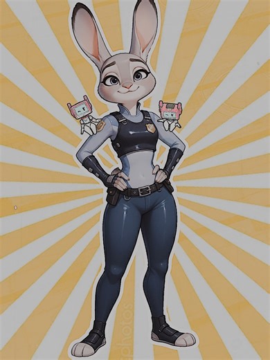 Can these Cute Robot cut Judy Hopps from Zootopia with Saw Blade? #satisfying #satisfyingvideo #zootopia