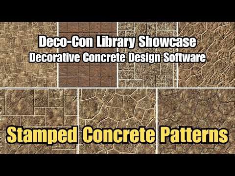 Deco‑Con V4 Stamped Concrete Pattern Library | Decorative Concrete Design Software (2026)