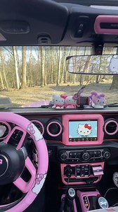 ✨🩷 We love a HELLO KITTY GIRL 🩷✨ All Jeep accessories are link in our bio 👀 #pinkposhjeep #hellokitty #hellokittygirl #hellokittycar | Pinkposhjeep