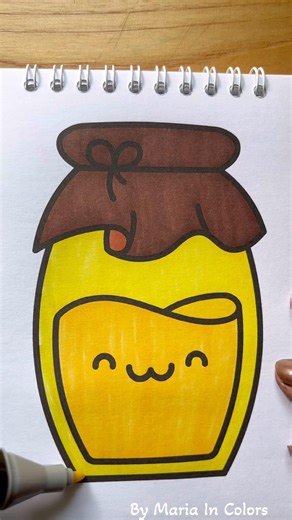 Cute Honey Jar Coloring 🍯✨
