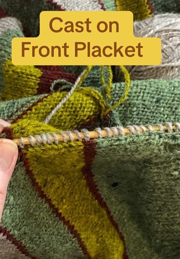 Learn to Cast on for a Knitted Front Placket