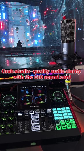 G10 sound card outmatches every contender at saving vocal fragments and upgrading full-bodied audio details in computer software #Tenlamp#TenlampG10 #TikTokShopHolidayHaul #TikTokShopCyberMonday#newyearnewme