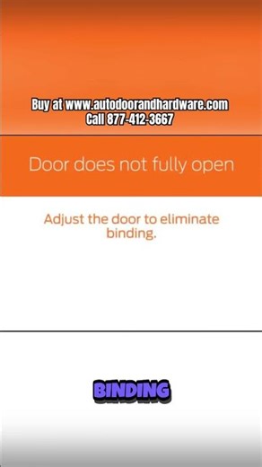 Fix That Stubborn Door: Easy Troubleshooting Tips #shorts #automaticdoor