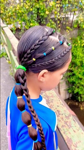 ✨ Peinado Hermoso y Fácil para la Escuela | Rápido, Práctico y Perfecto