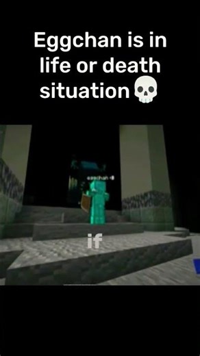 Eggchan is surrounded by wardens 😭🥀 Minecraft Unstable Smp #shorts #memes