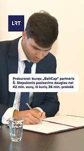 Europos deleguotasis prokuroras: Stepukonis pralošė apie 36 mln. eurų. LRT TV naujienų tarnybos vaizdo medžiaga. #LRT #Stepukonis #Lošimas | LRT