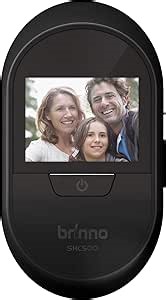 Brinno Front Door Peephole Security Camera SHC500 – Theft Proof Design – Superior Battery Life – No Motion Detection – No Smartphone Necessary - Quick, Easy Installation