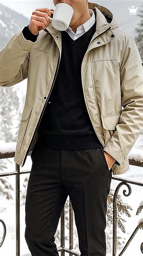 The season calls for depth. Build a look that reflects your taste with every layer you add. The Winter Edit - The Art of Layering. Shop now. | Louis Philippe