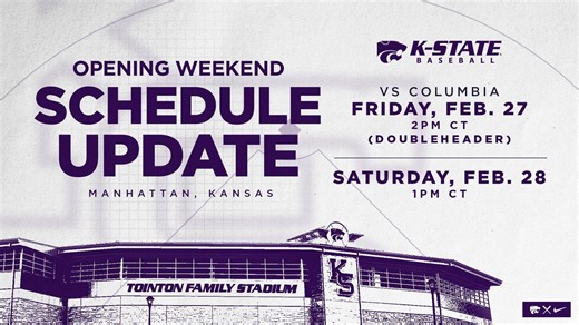 K-State Announces Schedule Changes to Home Opening Weekend - Kansas State University Athletics