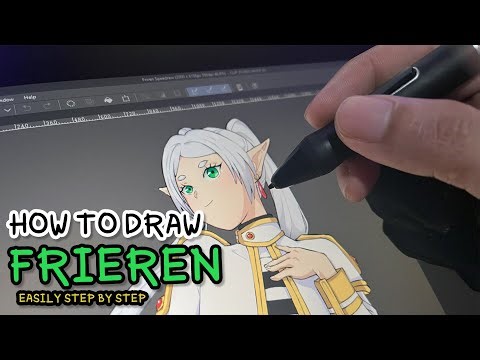 How to Draw Frieren (Full Body) | Easy Step-by-Step Guide