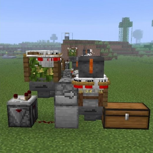 Easy Cooked Chicken Farm in Minecraft 1.21.11 (Java Edition) | Simple & Automatic Tutorial