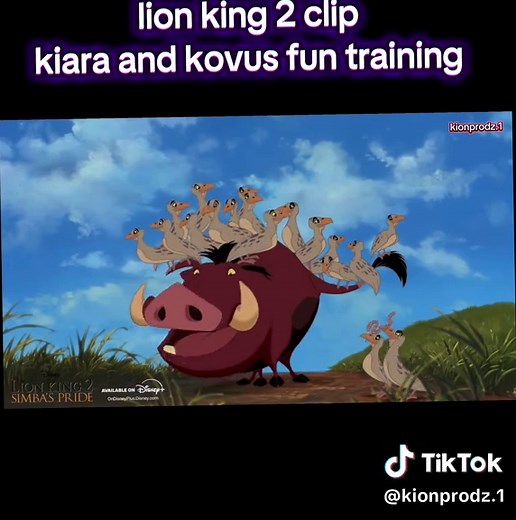 Lion King 2: Kiara and Kovu's Roaring Fun Training