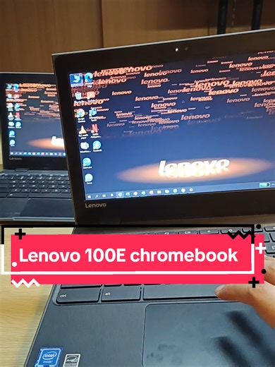 Lenovo 100E Chromebook Laptop with Windows 10