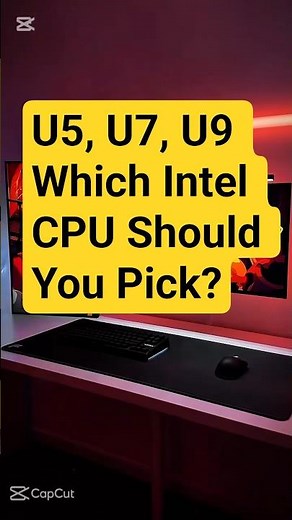 Intel's NEW U-series is CONFUSING. Don't pick the wrong one!U5, U7, U9 #Intel #shorts #techtips