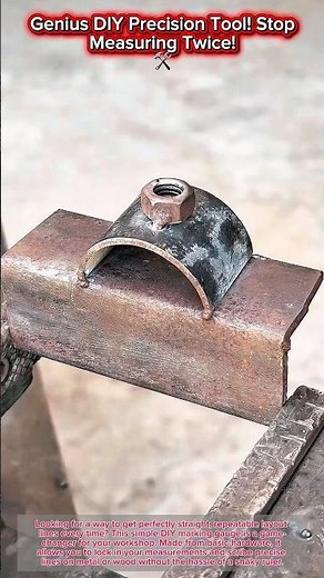 Genius DIY Precision Tool! 🛠️ Stop Measuring Twice!