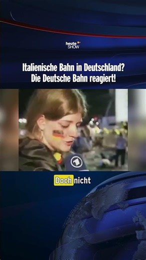 Italienische Bahn in Deutschland? Die Deutsche Bahn reagiert! | heute-show