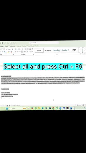 Barcode Create in MS Word | Simple Trick